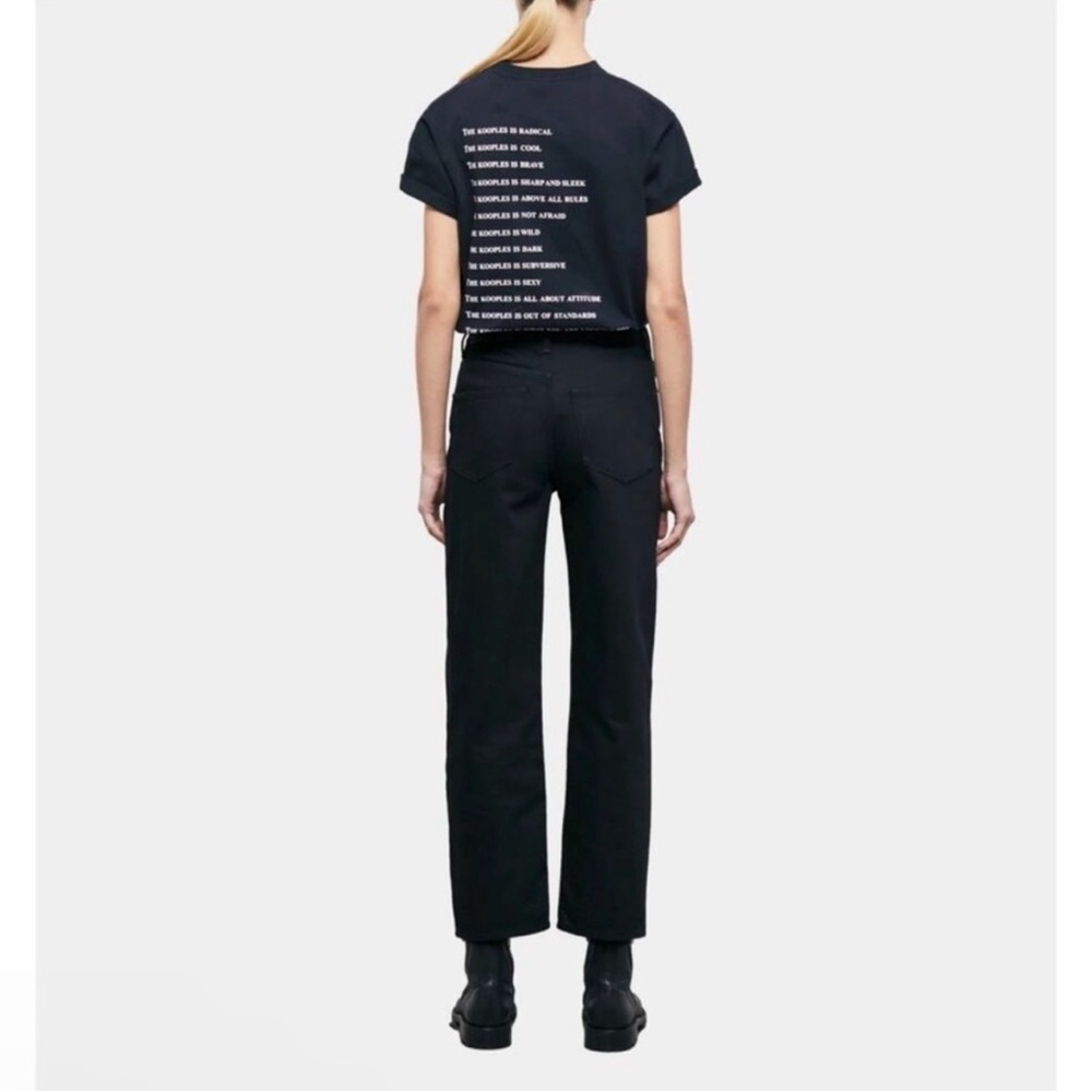 The Kooples Vestiaire Carry-over Black Denim - Picture 2 of 5